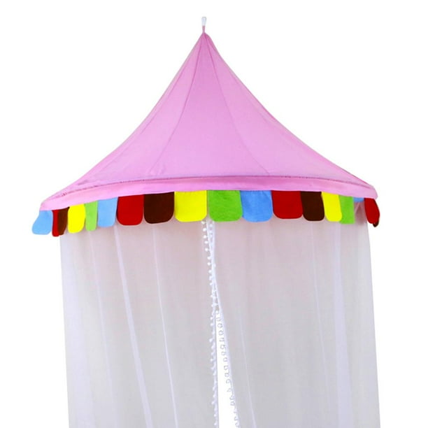 Dosel colgante para cama de bebé con tienda de juegos, juego de casita de juguete como se describe