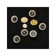 thumbnail image 2 of 1pc Simple & Fashionable Round Shaped Rhinestone Inlaid Capital 26 Letters Brooch For Men's Business Suit Accessory, 2 of 5