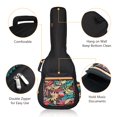 thumbnail image 2 of YUEER 40 Funda para guitarra acústica de 41 pulgadas, acolchado de 0,35 pulgadas de grosor, resistente al agua, doble correa ajustable para el hombro, funda para guitarra con lazo para colgar en la pa, 2 of 5