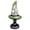 Green, variant on HAHUT 11.81" Handcrafted Stained Glass Witch Hat Lamp, USB Rechargeable LED Glowing Lantern for Bedroom Bookshelf Desk Decor Gift (Yellow)