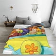 thumbnail image 2 of Lsque Scooby-Doo Pattern Fuzzy Fleece Throw Blanket Extra Large,Super Soft,Fluffy and Warm Blankets for Couch,Bed,All Season Use (60"x50"), 2 of 7