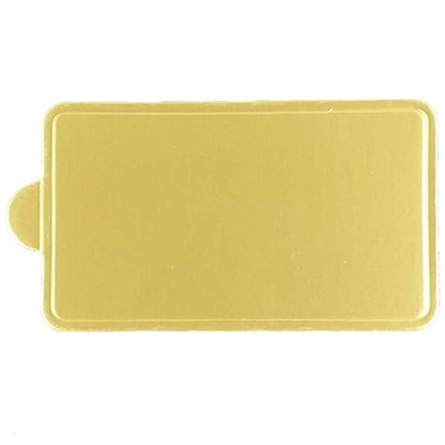 100pcs Practical Cake Pad Multipurpose Greaseproof Mousse Cake Board Gold Paper Cupcake Mat for Home Kitchen Parties New - D