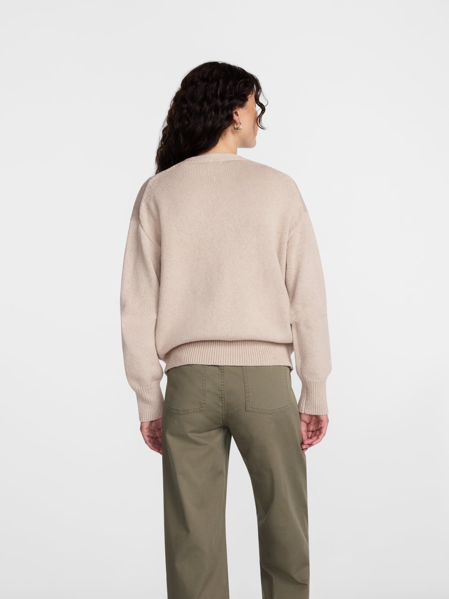 Scenario Women's Button Front Lightweight Cardigan, Sizes XS-XXXL