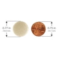 thumbnail image 3 of Primpins Upholstery Tacks - Fabric Covered Button Twist Pins - For Bed Skirts, Slipcovers, Armchair Caddies, Headliners (Set of 12, Sand), 3 of 5