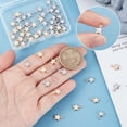 thumbnail image 3 of 1box 60pcs 2 colors Mini Star Charms golden & Platinum Plated Star Dangle Pendants for DIY Crafting Jewelry Making, 3 of 7