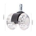 thumbnail image 2 of Gymnture Office Chair Caster Wheels - Smooth Rolling Twin Bearing Replacement, 2 of 11