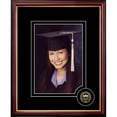 thumbnail image 1 of Campus Images DC991CSPF 5 x 7 in. Howard University Graduate Portrait Frame - Mahogany Satin, 1 of 1