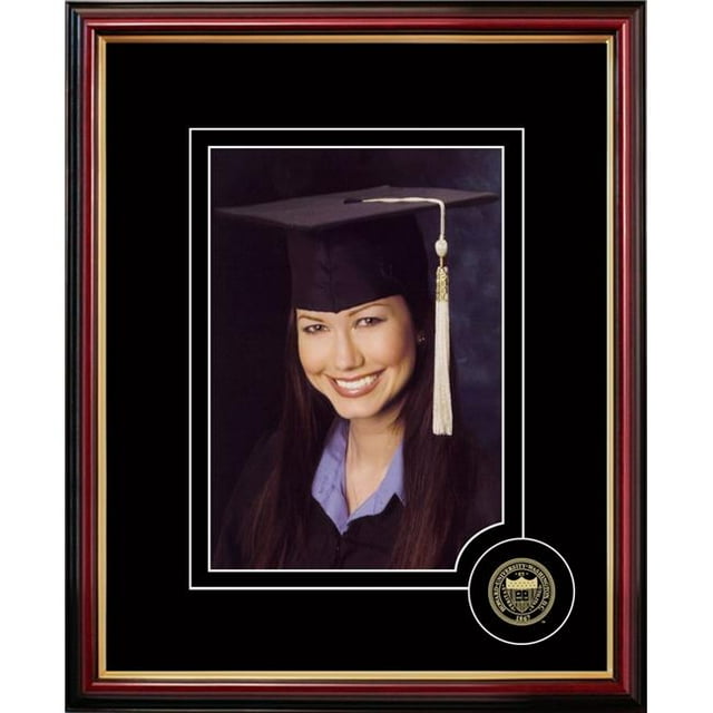 Campus Images DC991CSPF 5 x 7 Po Howard Cadre Portrait Diplômé de l'Université - Acajou Satin