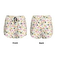 thumbnail image 3 of Gaeub Dandelion Floral Print Women's Athletic Shorts,High Waisted Running Shorts,Pocket Sporty Short,Gym Elastic Workout Shorts-Small, 3 of 7