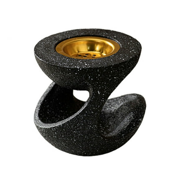 Ciwanning Space Saving Frankincense Resins Incenses Burners With Tray Aromatherapies Holder For Meditations And Home Office Decors