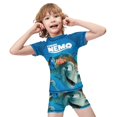 thumbnail image 4 of Finding Nemo Boys 2-Piece Swimsuit Set, Short Sleeve Rash Guard & Swim Trunks, 4 of 7