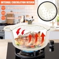 thumbnail image 5 of Juego de utensilios de cocina de hierro fundido esmaltado antiadherente: 3 sartenes y 1 olla con tapa, sartén, utensilios de cocina resistentes, juego de horno holandés para todo tipo de cocinas, idea, 5 of 5