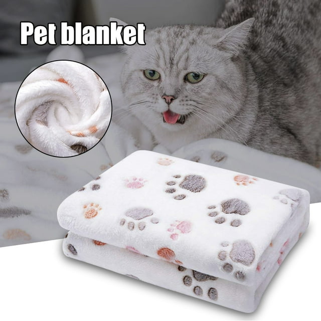 CAROOTU Extra Softness and Fluffy Lightweight Microplush Fleece Throw Blanket for Dogs
