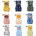 thumbnail image 3 of 2-7Y Kids Baby Boys Girls Winter Dinosaur Hooded Vest Lightweight Puffer Sleeveless Jacket, 3 of 3