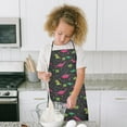 thumbnail image 4 of Colorful Dinosaurs Plants Pattern Kids Aprons for Girls and Boys,Adjustable Neck Strap Toddler Aprons for Kids Cooking Baking, 4 of 6