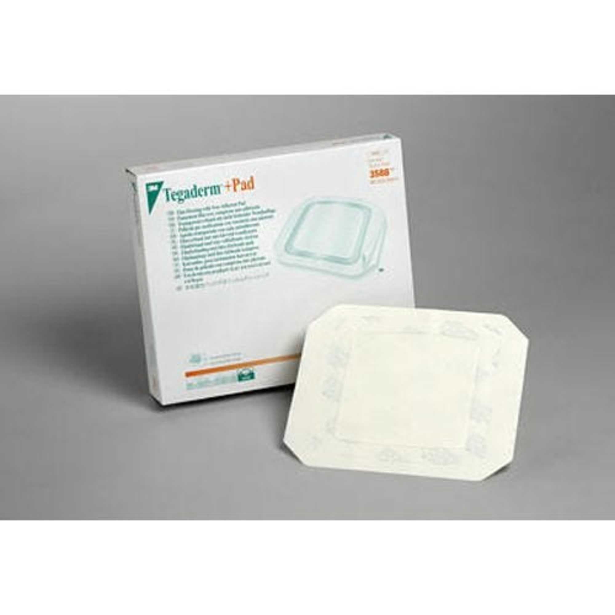 Tegaderm 3584 +Pad Film Dressing with NonAdherent Pad, Box of 50