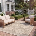 thumbnail image 3 of Safavieh Courtyard Abel Geometric Indoor/Outdoor Area Rug, Beige/Dark Beige, 5'3" x 7'7", 3 of 10