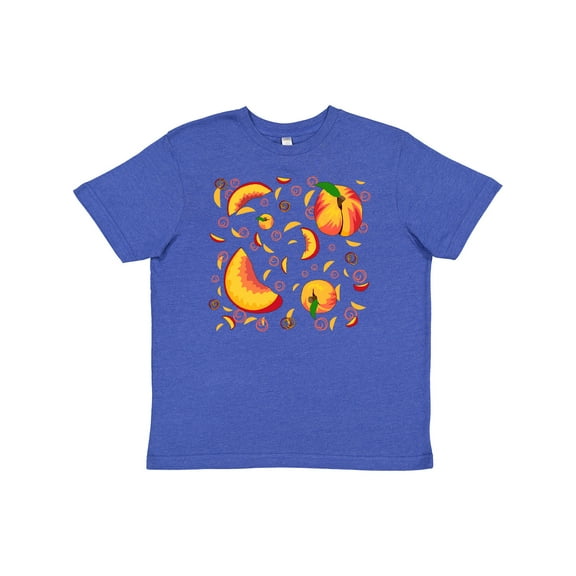 Inktastic Peach Fruit Party Youth T-Shirt