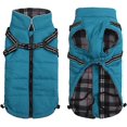 thumbnail image 1 of Abrigos y chaquetas para perros Foohvr Arnés reflectante impermeable para perros pequeños, 1 of 5