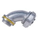 thumbnail image 1 of Conector Liquidtight Curvo Anclo Metal Galvanizado 3/4", 1 of 3