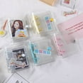 thumbnail image 5 of PWFE Creative Cute Transparent 3 ring Mini Loose-leaf Hand Book Student Portable Notebook ring binder Kawaii School Supplies(style1), 5 of 10