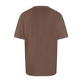thumbnail image 4 of JGNGSHN Men's Round Neck Solid Color T-Shirt, Comfortable Slim Fit Short Sleeve Casual Shirt, 4 of 8