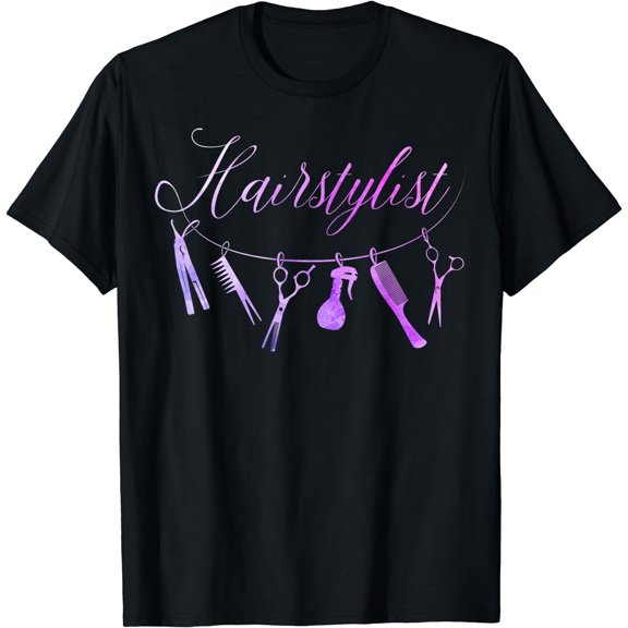 Love Hairstylist Hairdresser Hair Stylist Funny Men Women T-Shirt