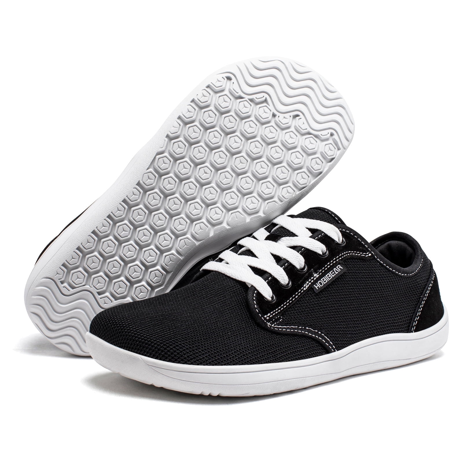 HOBIBEAR Mens Womens Wide Width Barefoot Shoes Unisex Outdoor Zero Drop Running Minimalist Walking Shoes Lightweight Breathable