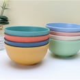 thumbnail image 3 of Cereal Bowls 8 Pieces, Unbreakable Wheat Straw Bowls, for Ramen, Soup, Salad and more (22oz), 3 of 8