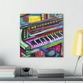 thumbnail image 3 of Piano in Fauvist Hues - Canvas, 3 of 10