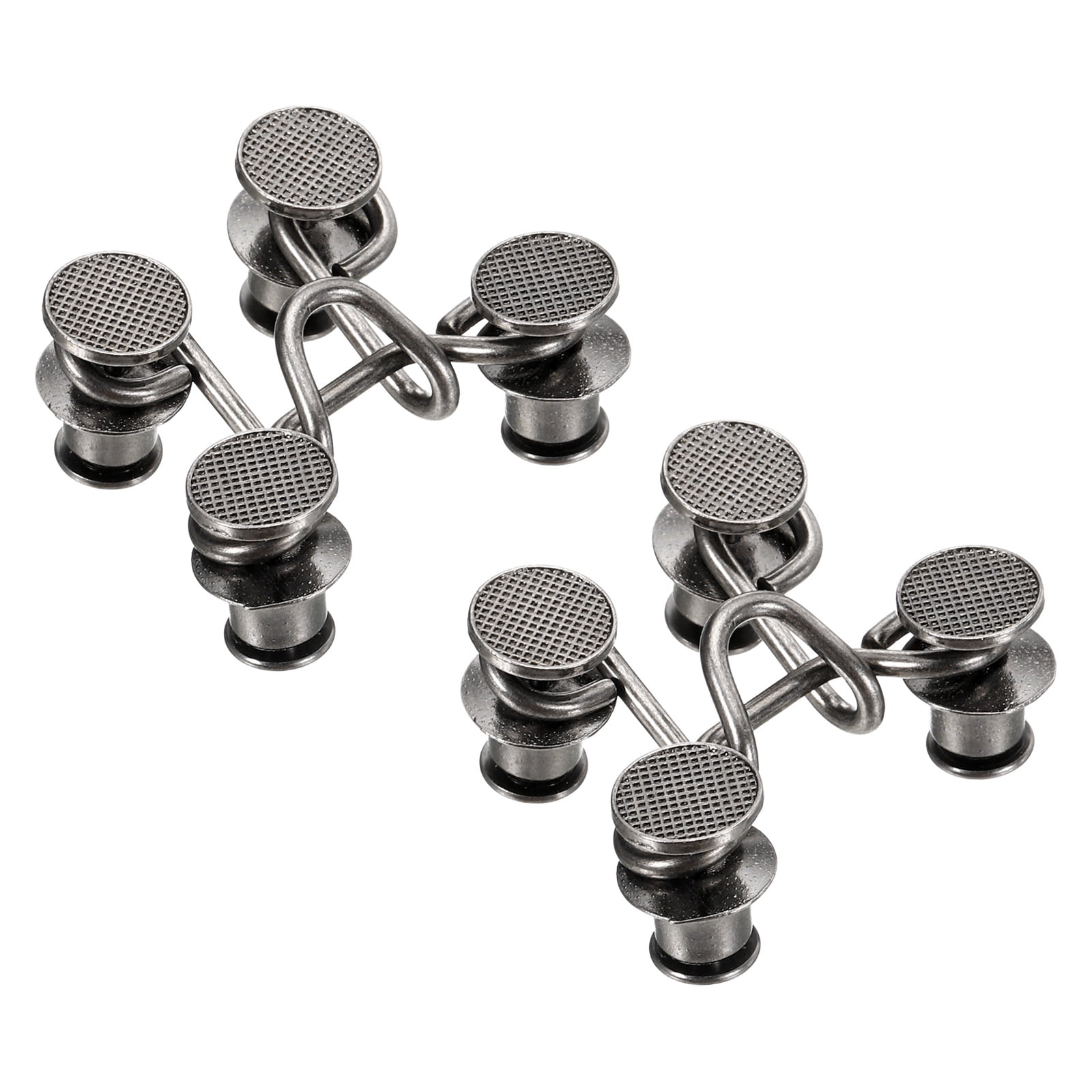 Uxcell 27mm Waist Extender Buckle Button Pins for Jeans Pants Waistband