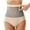 Khaki, variant on High Waist Underwear for Women Stretch Body Shaper Panties Slimming Butt Lifting Shapewear
