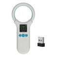 thumbnail image 1 of Mistaha Portable Bluetooth Animal Pet Chip Tag Scanner Reader with 1.44" Display, 2.4G+USB, 500 Tag Storage, Fast Recognition, Built-in Lithium Battery - White, 1 of 7