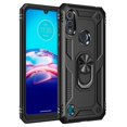 thumbnail image 2 of Para Motorola E6S funda para teléfono, anillo giratorio 360, funda protectora de armadura resistente a los golpes, soporte para teléfono, soporte para coche, 2 of 4