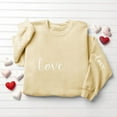thumbnail image 4 of Womens Valentine’S Day Sweatshirts Long Sleeve Shirts Tops Love Heart Pullover Shirts Fashion Crewneck Tunics Tops, 4 of 6