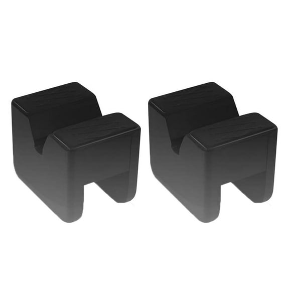 2Pcs Jack Stand Pads,Car Jack Stand Pinch Weld Adapter Upgraded Pinch Weld Jack Pad Universal X-Slot Jack Pad Rubber Frame Rail Adapter (Size 3.9in Wide * 1.9in Thick