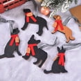 thumbnail image 4 of Puppy Dog Christmas Tree Ornament - Cute Wooden Dog Pendant for Pet Lovers, Christmas Gift for Family and Friends, Tree Decoration, Fireplace and Window Hanging Decor for Holiday Home Scene, 4 of 6