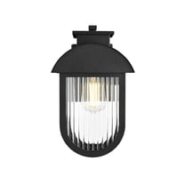 Elegant Lighting Albert 7" Outdoor Pendant In Black