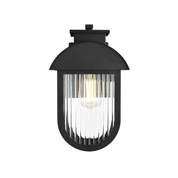 Elegant Lighting Albert 7" Outdoor Pendant In Black