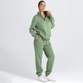 thumbnail image 3 of SUNBS Women's Sweatsuits 2 Piece Outfits Long Sleeve Half Zip Pullover and Baggy Sweatpants with Pockets, 3 of 6