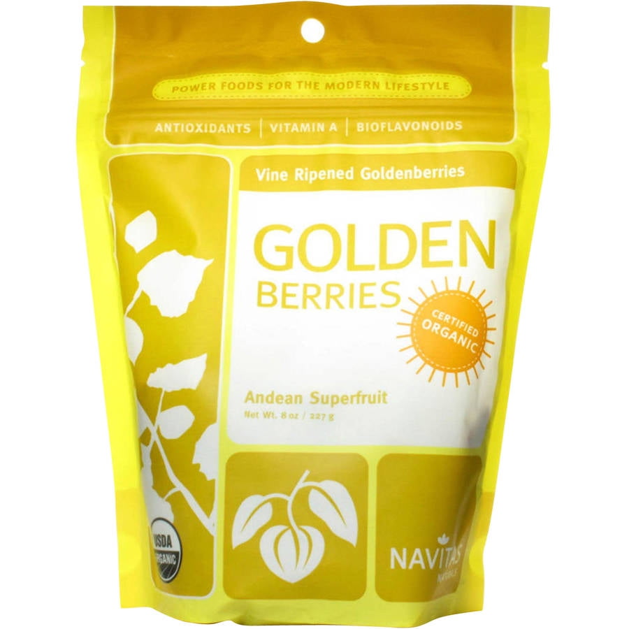 Navitas Organic Vine Ripened Golden Berries, 3 oz