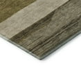 thumbnail image 3 of Addison Rugs Mayfield Premium Machine Washable Transitional Stripes Coffee Rectangle Rug, 10' X 14' Machine Washable Transitional Stripes Coffee Oversized Sherpa Throw Blanket, 3 of 7