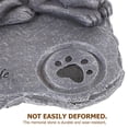 thumbnail image 2 of OUNONA Outdoor Pet Memorial Stone Resin Cat Statue for Garden Tribute, 2 of 4