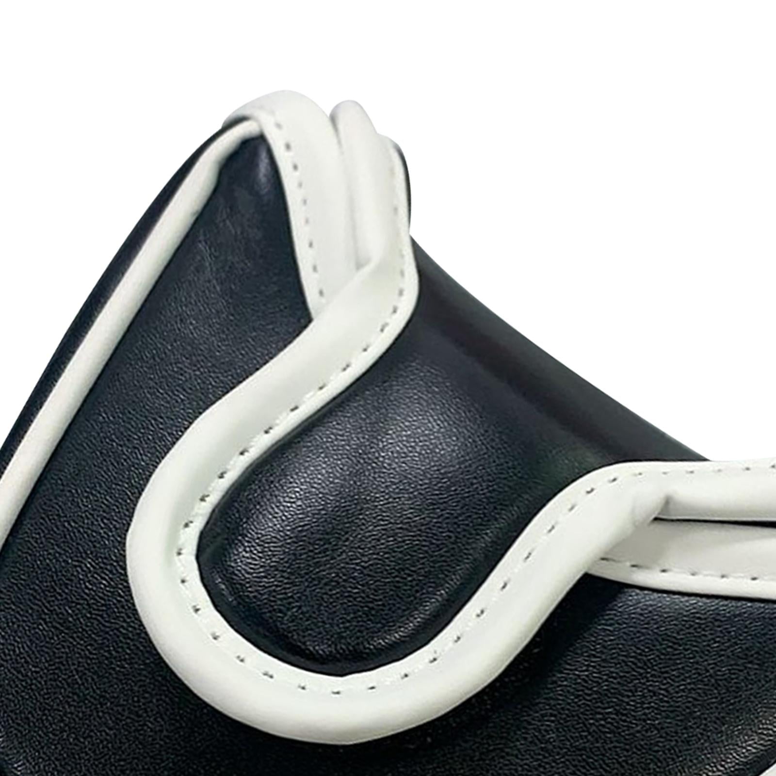 harayaa 4x Golf Mallet Headcover Club Cover Made of PU Leather Black