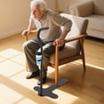 thumbnail image 5 of Black Stand Assist for Elderly, Adjustable Height Mobility Couch Assist with Cup Holder Stand Up Helper with PU Handle Elderly Chair Lift for Seating Furniture Supports up to 398lbs, 5 of 26