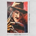 thumbnail image 2 of Horror Freddy Krueger Tapestry Wall Hanging Wall Art Decor Wall Tapestry for Living Room Bedroom Dorm 40"x60", 2 of 8