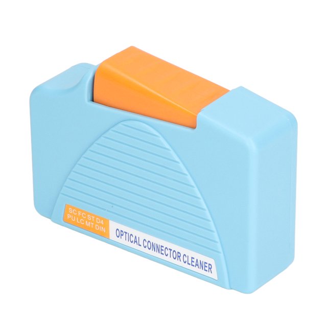 Fiber Optic Box, Easy Operation Lightweight Optical Connector Cleaner Standard Ferrules For FC SC LC ST MU D4 MPO
