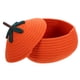 thumbnail image 4 of KAKOWELY Cesta de almacenamiento tejida con cuerda de algodón, estilo naranja, para escritorio, artículos diversos, decoración del hogar, 4 of 5