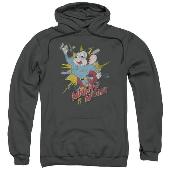 Mighty Mouse - Break Through - Pull-Over Hoodie - Large