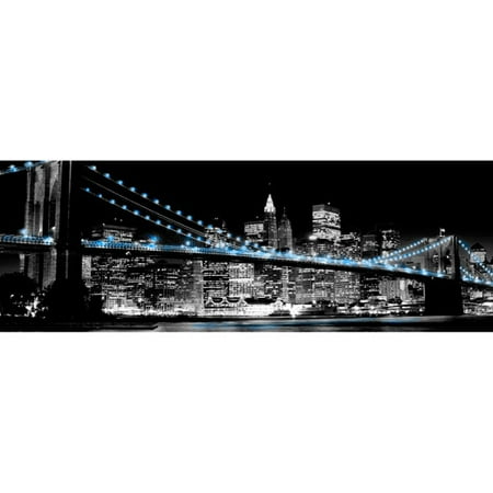 Brooklyn Bridge Wall Art blue brooklyn bridge ii wall art - walmart Brooklyn Bridge Wall Art blue brooklyn bridge ii wall art - walmart